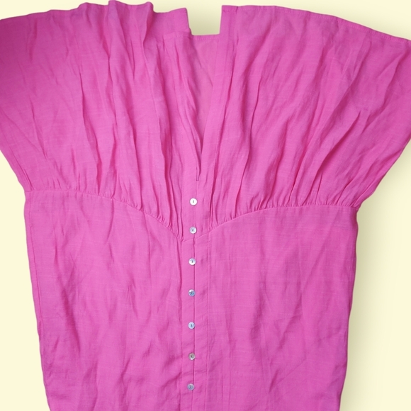 Nanette Lepore Barbie Pink Midi Dress - Picture 6 of 11